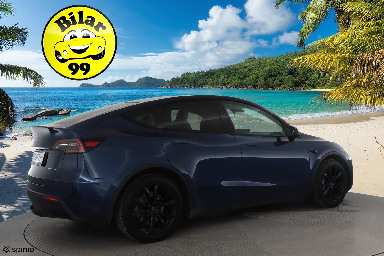Tesla Model Y 2023 Long Range * Koukku / ILP / ACC / Matrix-LED / P.kamera / Muistipenkki / Premium Audio / Navi / Kaistavahti / Keyless * - Suomi-auto / Akku kuntotarkastettu SoH 94,6% / 2x Latauskaapelit / Kahdet renkaat
