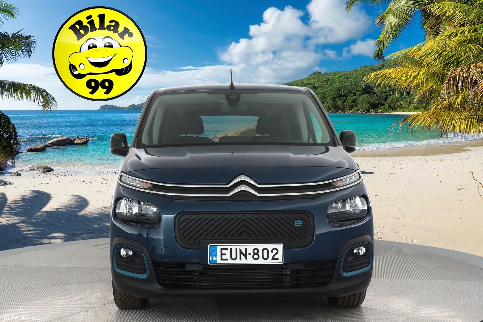 Citroen e-Berlingo 2023 Full Electric 136 Feel 50 kWh M Automaatti - Ajamaton / ALV / CCS-lataus / Vakkari / P-kamera / Takuu / Apple&Android / Kaistavahti / 2x renkaat / Aut. Ilmastointi / Navi