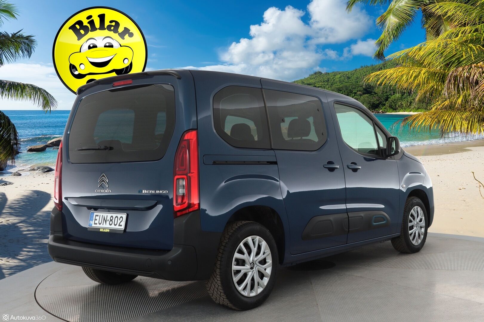 Citroen e-Berlingo 2023 Full Electric 136 Feel 50 kWh M Automaatti - Ajamaton / ALV / CCS-lataus / Vakkari / P-kamera / Takuu / Apple&Android / Kaistavahti / 2x renkaat / Aut. Ilmastointi / Navi