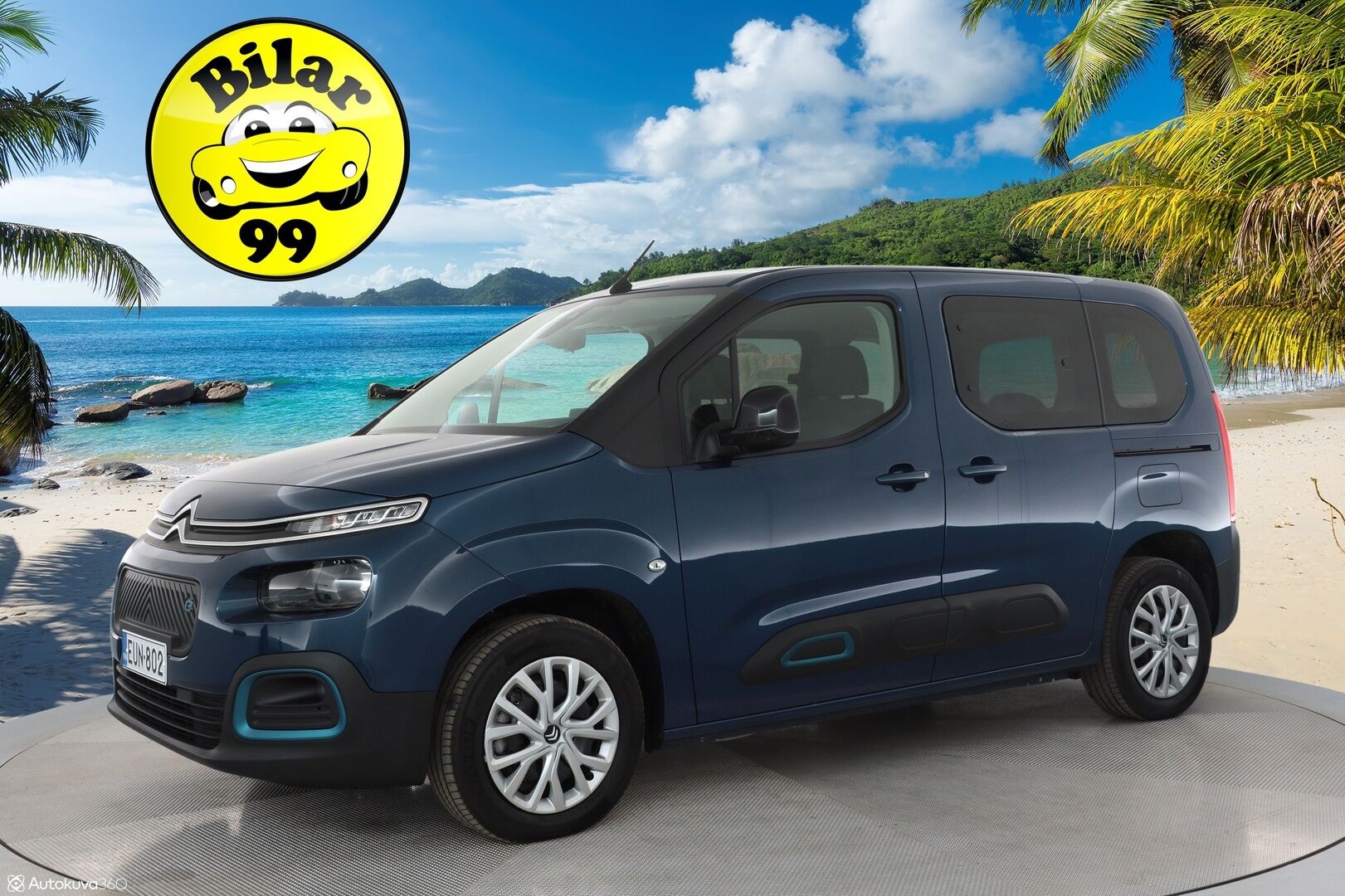 Citroen e-Berlingo 2023 Full Electric 136 Feel 50 kWh M Automaatti - Suomiauto / Vaihtoehto uudelle / Peruutuskamera / CCS / Merkkihuollettu / Navi / Juuri tullut Tampereelle!