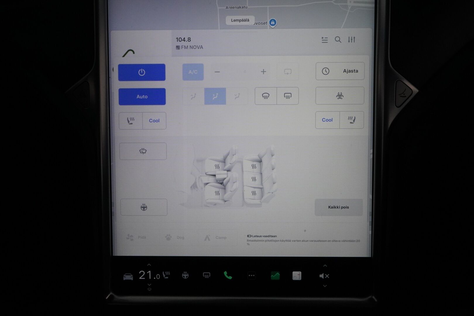 Tesla Model S 2017 90D AWD *Ilmastoidut nahat / Ilma-alusta / Lasikatto / Sentry / Paranneltu Autopilot* - Huippusiisti / Kahdet Teslan vanteet / Puhdas CarVertical / Säädettävä Ilma-alusta