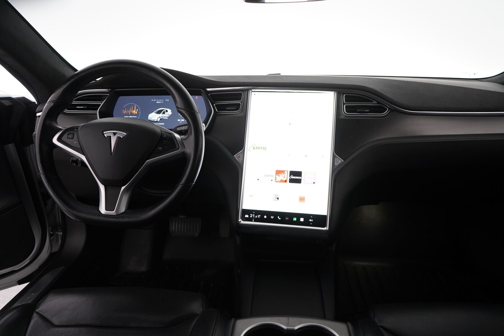 Tesla Model S 2017 90D AWD *Ilmastoidut nahat / Ilma-alusta / Lasikatto / Sentry / Paranneltu Autopilot* - Huippusiisti / Kahdet Teslan vanteet / Puhdas CarVertical / Säädettävä Ilma-alusta