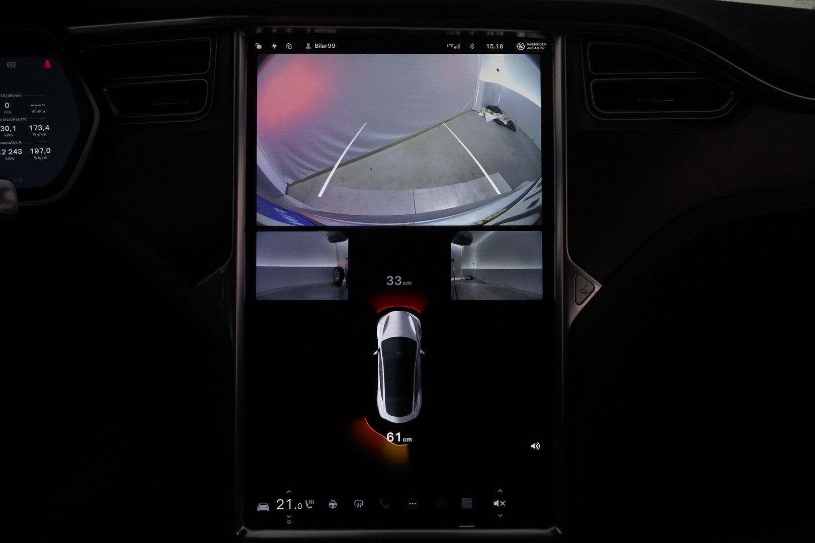 Tesla Model S 2017 90D AWD *Ilmastoidut nahat / Ilma-alusta / Lasikatto / Sentry / Paranneltu Autopilot* - Huippusiisti / Kahdet Teslan vanteet / Puhdas CarVertical / Säädettävä Ilma-alusta