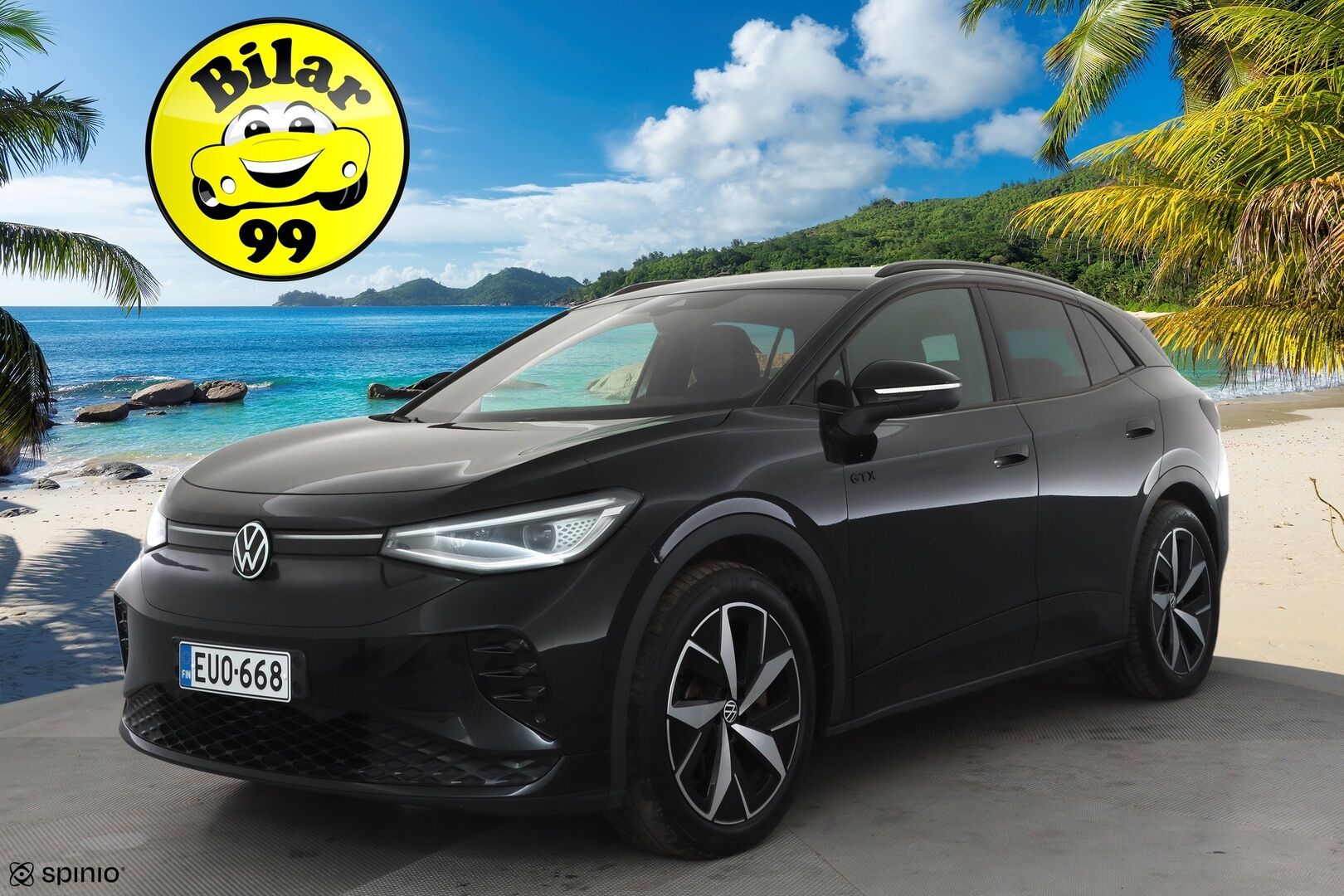 Volkswagen ID.4 2023 GTX Dual Motor AWD, akku 77 kWh * ACC / ILP / Koukku / IQ-Light / 360-Kamera / Keyless / Puolinahat / Apple&Android * - 1.Om Suomi-auto / Kahdet Renkaat