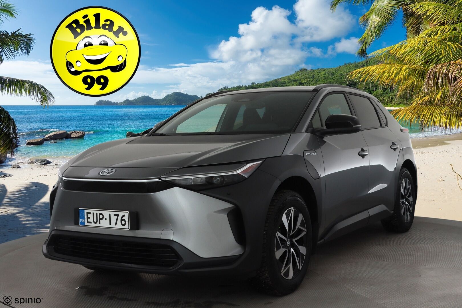 Toyota bZ4X 2023 Active * ACC / P.kamera / LED / Navi / Koukku / Sähköluukku / KeylessGo * - Suomi-auto / Kahdet renkaat aluvanteilla / Merkkihuollettu