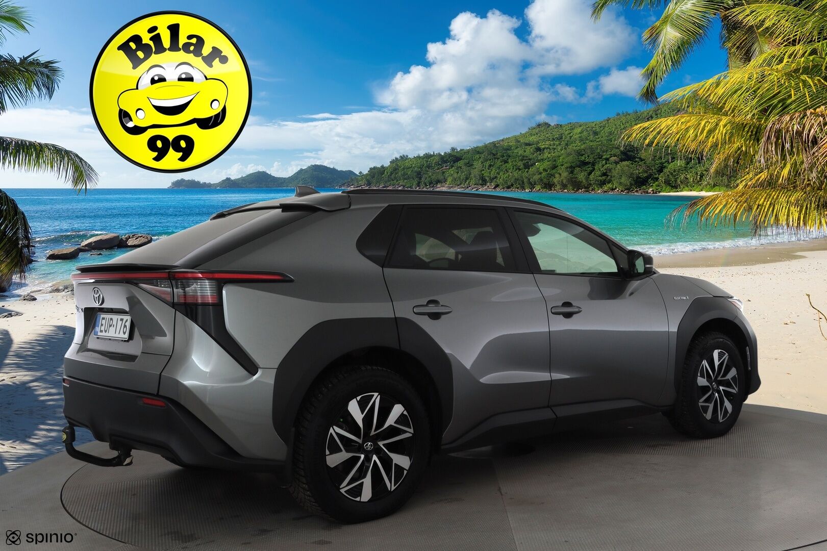 Toyota bZ4X 2023 Active * ACC / P.kamera / LED / Navi / Koukku / Sähköluukku / KeylessGo * - Suomi-auto / Kahdet renkaat aluvanteilla / Merkkihuollettu