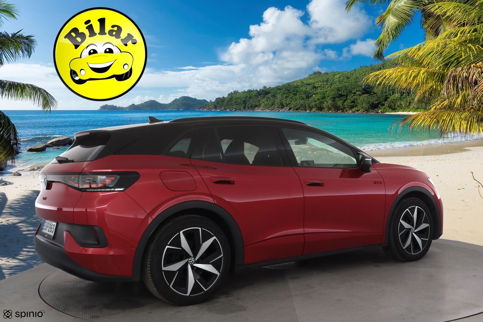 Volkswagen ID.4 2023 GTX Dual Motor AWD Business Max,  akku 77 kWh - | ACC | ILP | Koukku | Hierovat Muistipenkit | IQ-Light Matrix | Lasikatto | 360-Kamera | Puolinahat | HUD | Apple&Android | Suomi-auto | Kahdet Renkaat | Merkkihuollettu |
