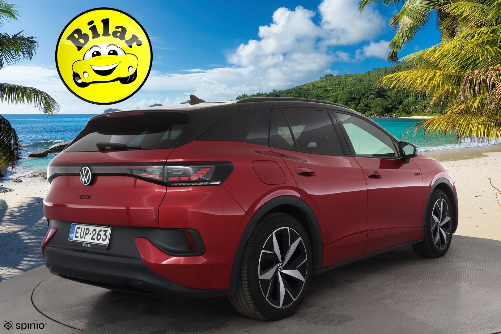 Volkswagen ID.4 2023 GTX Dual Motor AWD Business Max,  akku 77 kWh - | ACC | ILP | Koukku | Hierovat Muistipenkit | IQ-Light Matrix | Lasikatto | 360-Kamera | Puolinahat | HUD | Apple&Android | Suomi-auto | Kahdet Renkaat | Merkkihuollettu |
