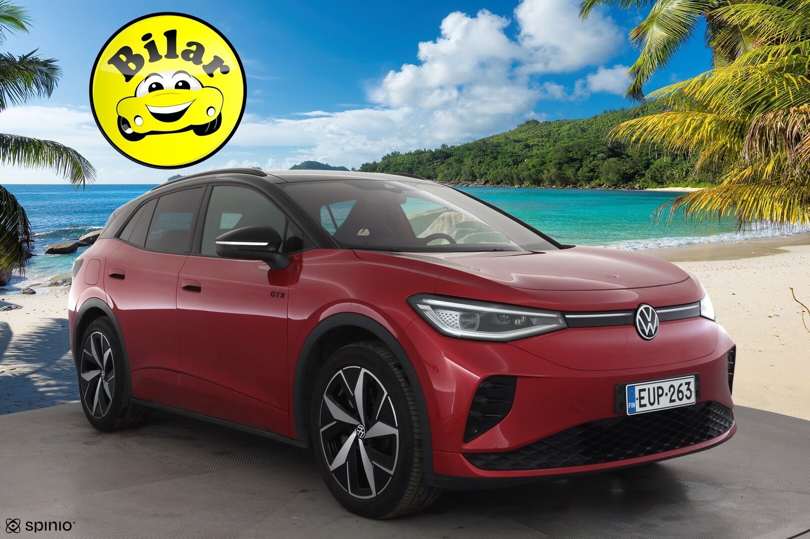 Volkswagen ID.4 2023 GTX Dual Motor AWD Business Max,  akku 77 kWh - | ACC | ILP | Koukku | Hierovat Muistipenkit | IQ-Light Matrix | Lasikatto | 360-Kamera | Puolinahat | HUD | Apple&Android | Suomi-auto | Kahdet Renkaat | Merkkihuollettu |