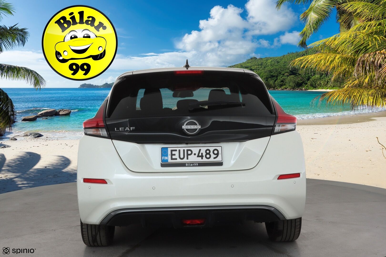 Nissan Leaf 2023 N-Connect 39 kWh LED FI * Lisälämmitin / ACC / 360 / LED / Kaistavahti / Navi / Keyless * - 1-om Suomi-auto / 2x Latauskaapelit / Akku Kuntotarkistettu / Merkkihuollot - HULLUT AVAJAISHULINAT KORKOTARJOUS 3,29 %