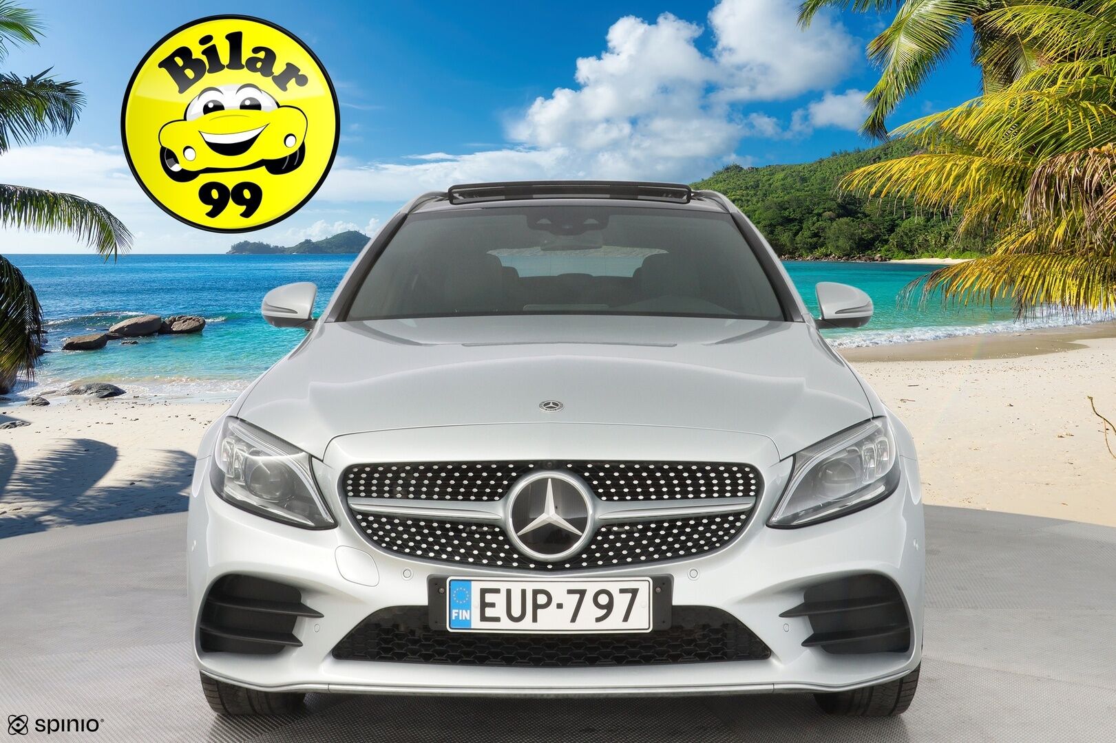 Mercedes-Benz C 2020 300 de T A Business AMG Edition EQ Power * DTR+Q / Panorama / Burmester / 360-Kamera / Multibeam / AirMatic / Keyless - AMG sisä- ja ulkopaketti / Puhdas Carvertical / SUPER VARUSTEET / Juuri huollettu&katsastettu