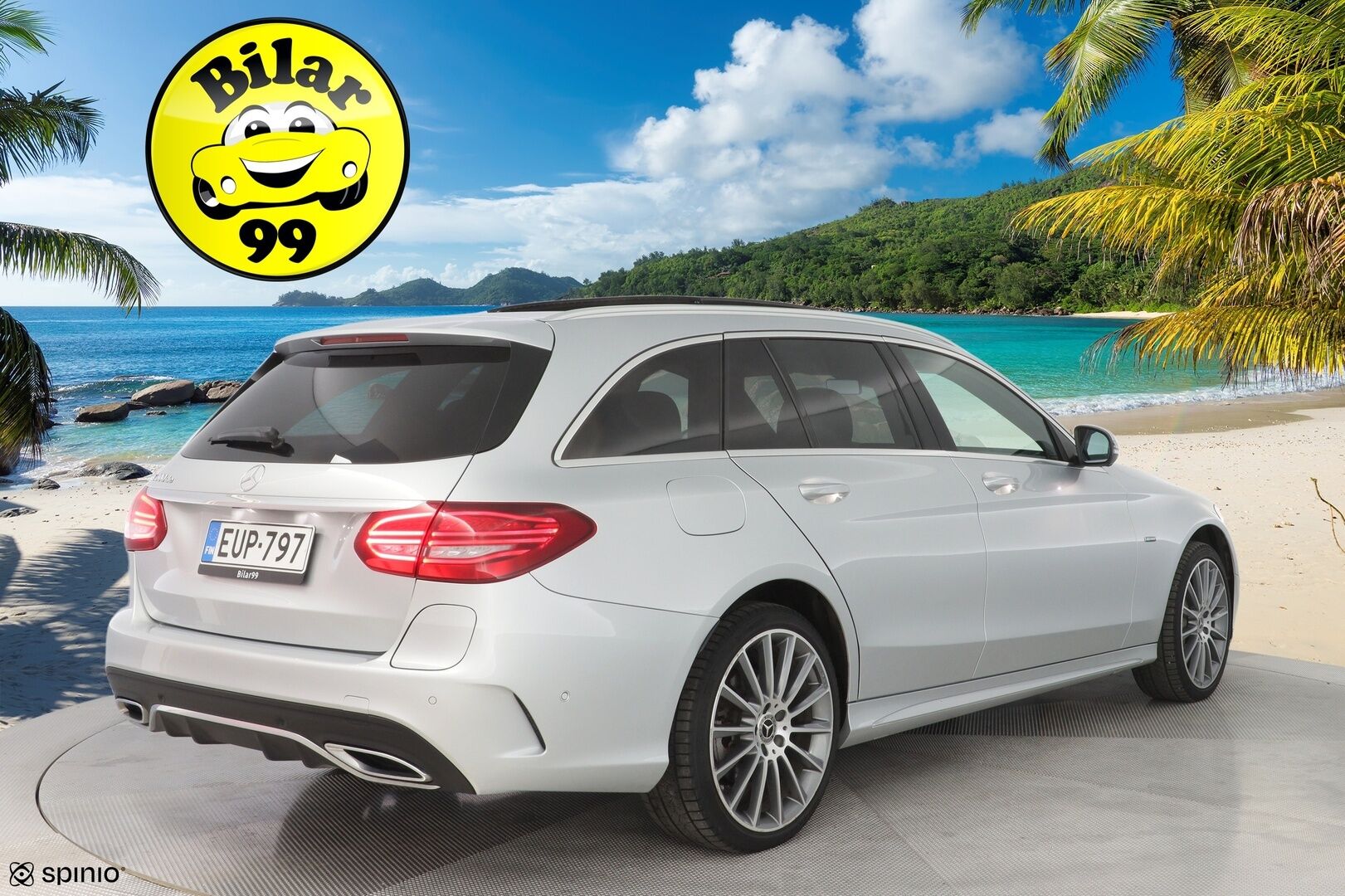 Mercedes-Benz C 2020 300 de T A Business AMG Edition EQ Power * DTR+Q / Panorama / Burmester / 360-Kamera / Multibeam / AirMatic / Keyless - AMG sisä- ja ulkopaketti / Puhdas Carvertical / SUPER VARUSTEET / Juuri huollettu&katsastettu