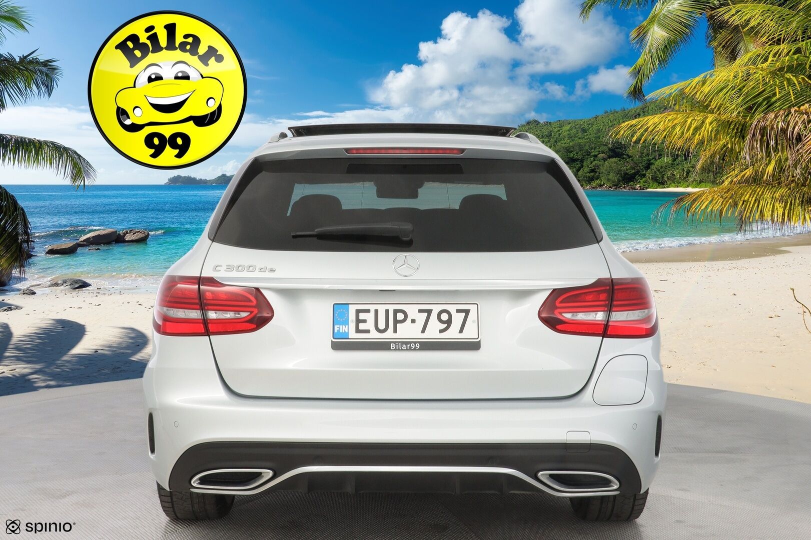 Mercedes-Benz C 2020 300 de T A Business AMG Edition EQ Power * DTR+Q / Panorama / Burmester / 360-Kamera / Multibeam / AirMatic / Keyless - AMG sisä- ja ulkopaketti / Puhdas Carvertical / SUPER VARUSTEET / Juuri huollettu&katsastettu