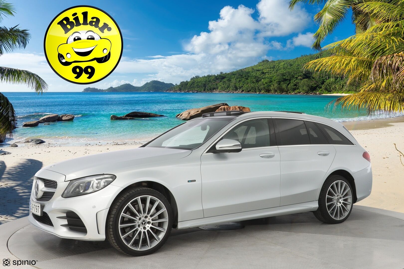 Mercedes-Benz C 2020 300 de T A Business AMG Edition EQ Power * DTR+Q / Panorama / Burmester / 360-Kamera / Multibeam / AirMatic / Keyless - AMG sisä- ja ulkopaketti / Puhdas Carvertical / SUPER VARUSTEET / Juuri huollettu&katsastettu