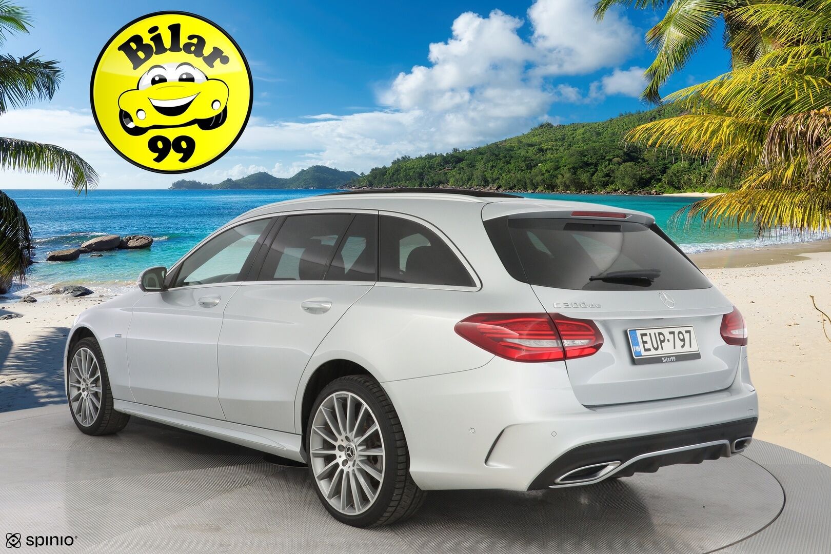 Mercedes-Benz C 2020 300 de T A Business AMG Edition EQ Power * DTR+Q / Panorama / Burmester / 360-Kamera / Multibeam / AirMatic / Keyless - AMG sisä- ja ulkopaketti / Puhdas Carvertical / SUPER VARUSTEET / Juuri huollettu&katsastettu
