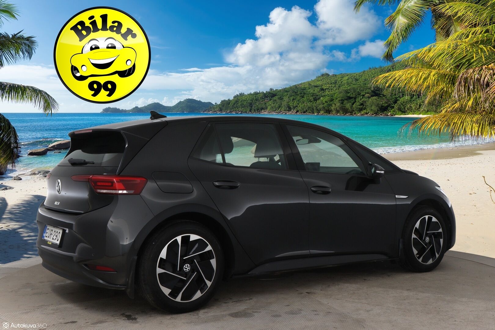 Volkswagen ID.3 2021 Pro Performance Life 150 kW, akku 58 kWh / Adapt. Vak. / Navi / Ambient / Langaton CarPlay & AndroidAuto / Musta sisäkatto / - 2x vanteet & renkaat / Lämpöpumppu / Merkkihuollettu / Siisti!
