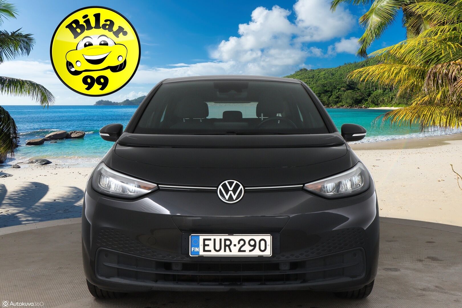 Volkswagen ID.3 2021 Pro Performance Life 150 kW, akku 58 kWh / Adapt. Vak. / Navi / Ambient / Langaton CarPlay & AndroidAuto / Musta sisäkatto / - 2x vanteet & renkaat / Lämpöpumppu / Merkkihuollettu / Siisti!