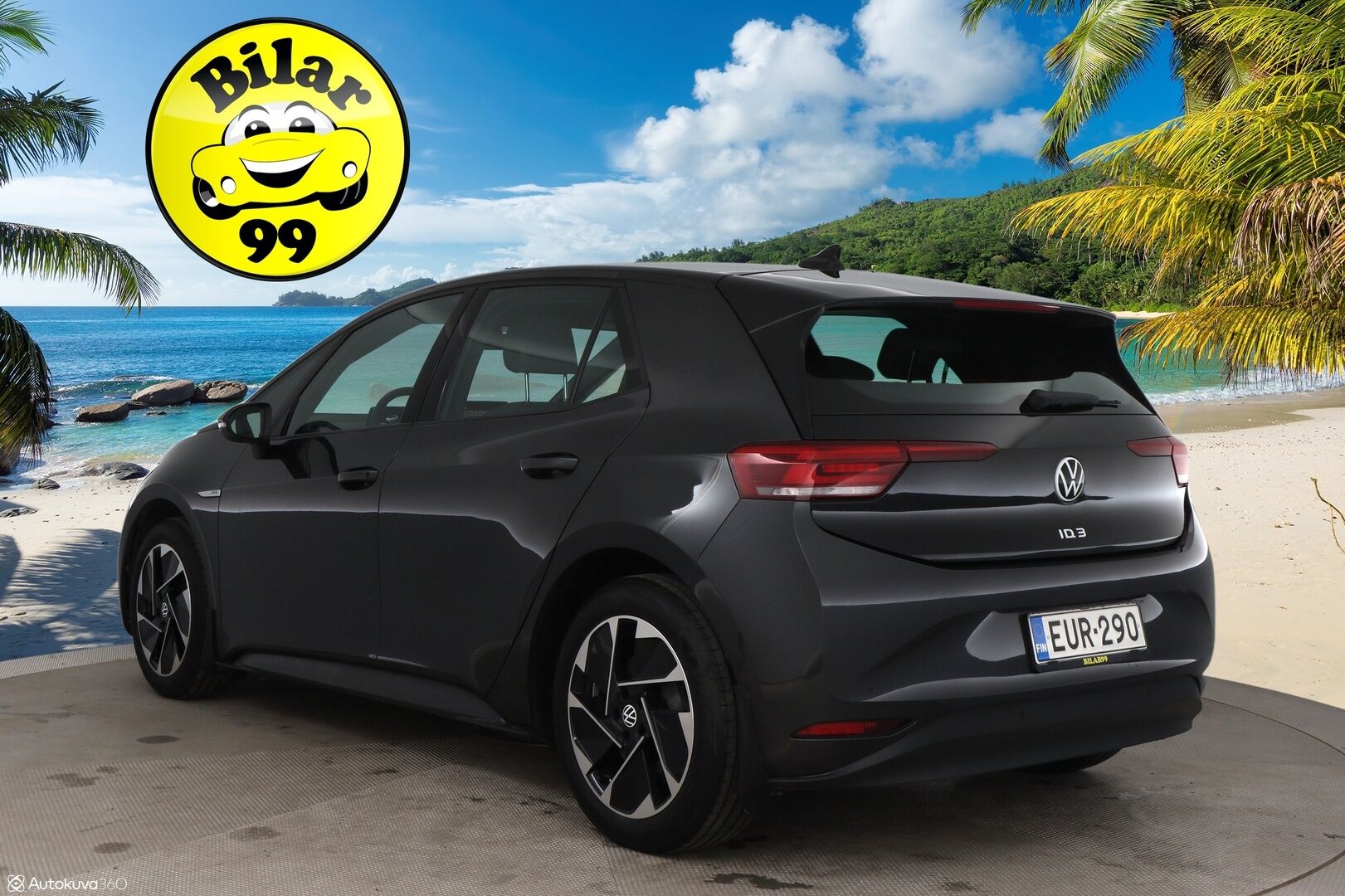 Volkswagen ID.3 2021 Pro Performance Life 150 kW, akku 58 kWh / Adapt. Vak. / Navi / Ambient / Langaton CarPlay & AndroidAuto / Musta sisäkatto / - 2x vanteet & renkaat / Lämpöpumppu / Merkkihuollettu / Siisti!