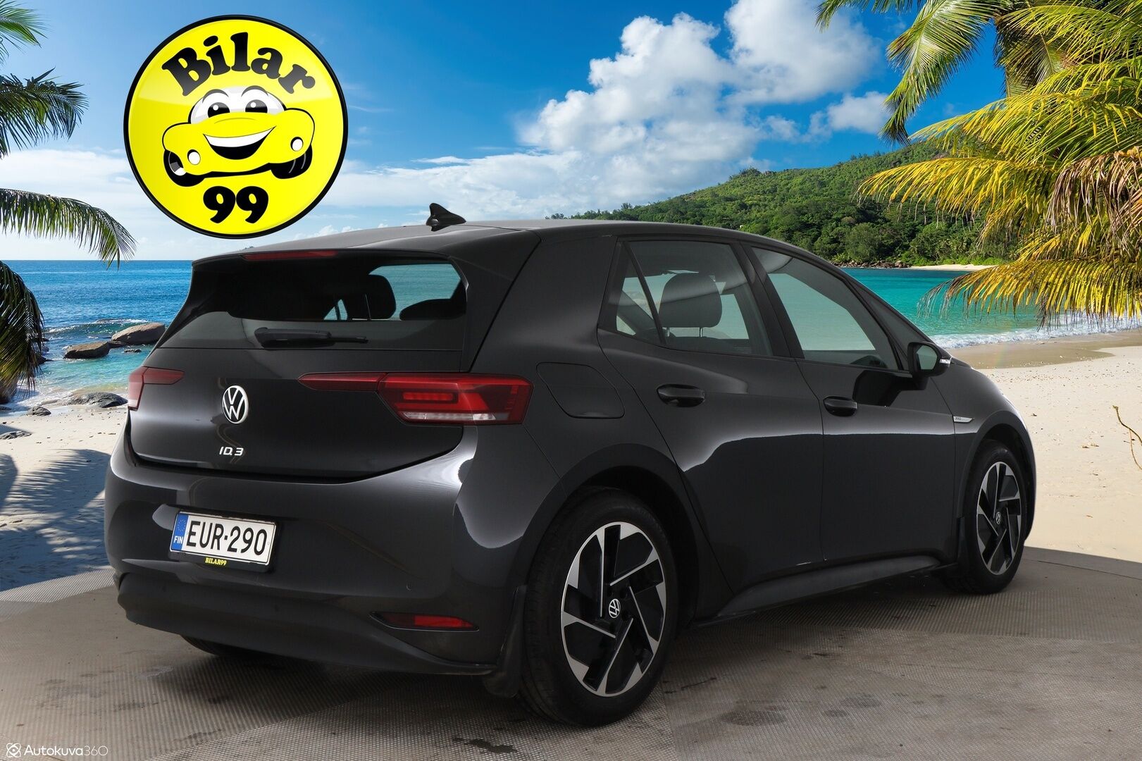 Volkswagen ID.3 2021 Pro Performance Life 150 kW, akku 58 kWh / Adapt. Vak. / Navi / Ambient / Langaton CarPlay & AndroidAuto / Musta sisäkatto / - 2x vanteet & renkaat / Lämpöpumppu / Merkkihuollettu / Siisti!