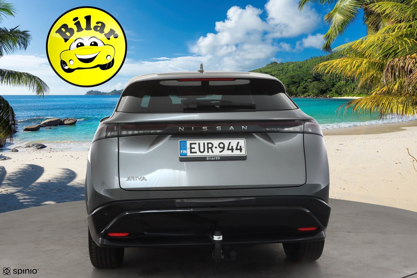 Nissan Ariya 2023 63kWh Advance 2WD 22kw charger - | ACC | 360° | Koukku | ProPilot | Sähköpenkit | Puolinahat | Sähk. takaluukku | BSW | 2x renkaat aluin | 1-om suomiauto | Merkkihuollot | 