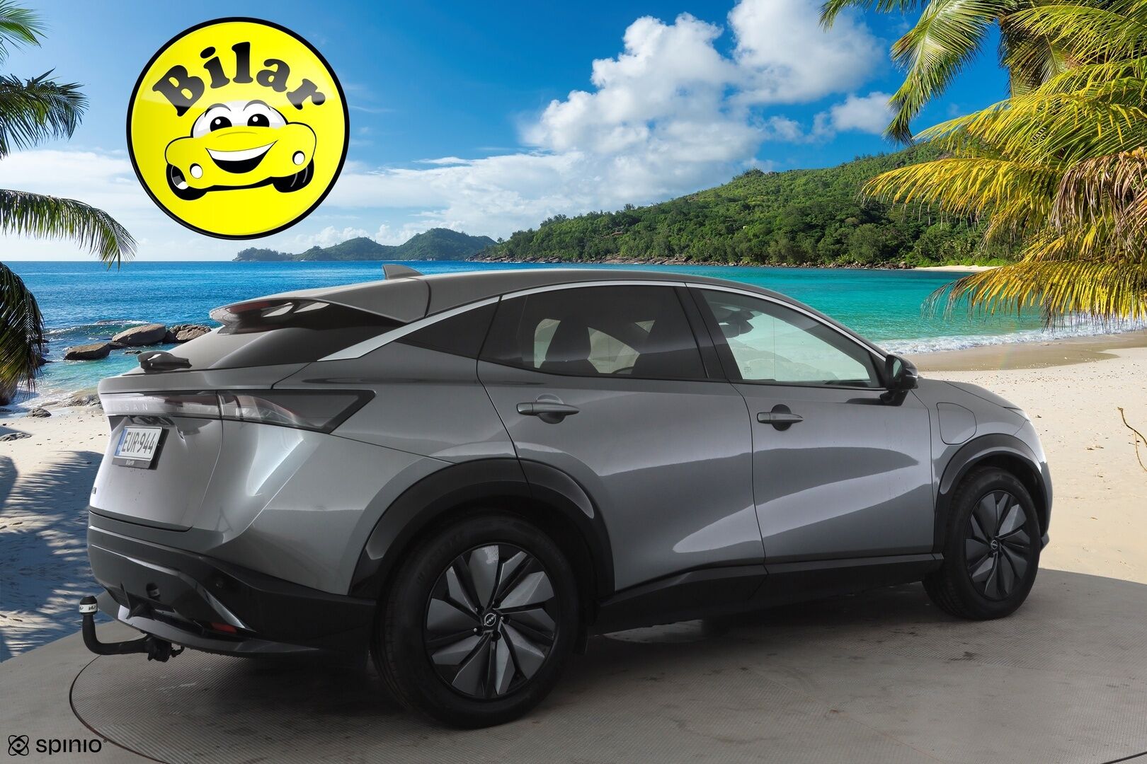 Nissan Ariya 2023 63kWh Advance 2WD 22kw charger - | ACC | 360° | Koukku | ProPilot | Sähköpenkit | Puolinahat | Sähk. takaluukku | BSW | 2x renkaat aluin | 1-om suomiauto | Merkkihuollot | 