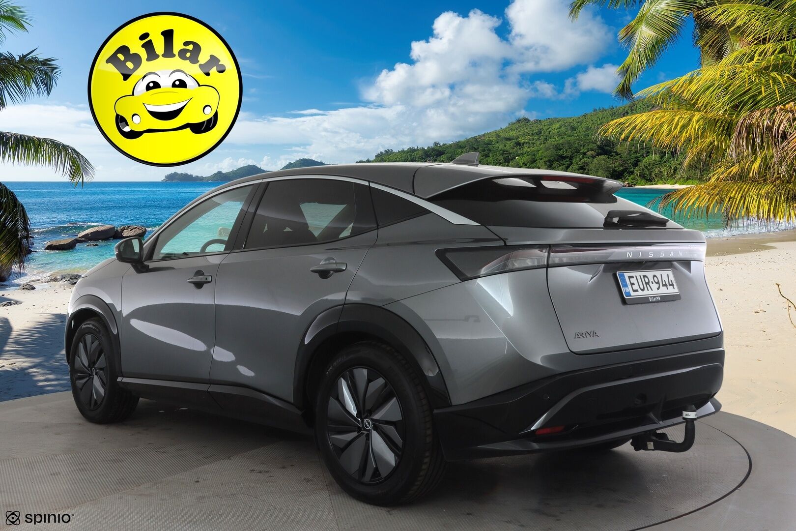 Nissan Ariya 2023 63kWh Advance 2WD 22kw charger - | ACC | 360° | Koukku | ProPilot | Sähköpenkit | Puolinahat | Sähk. takaluukku | BSW | 2x renkaat aluin | 1-om suomiauto | Merkkihuollot | 