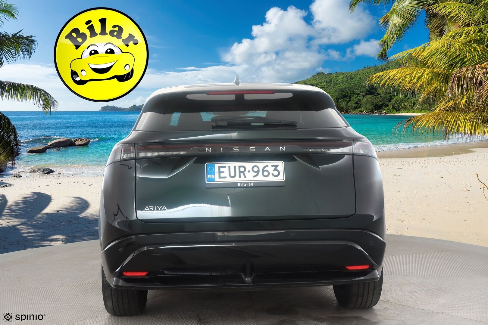 Nissan Ariya 2023 63kWh Advance 2WD - | ILP | ACC | 360 | LED | Keyless | Navi | Kaistavahti | Katveavustin | Ratinlämmitys | Sähköpenkit | Kahdet renkaat | Merkkihuollot | 1-om Suomi-auto |