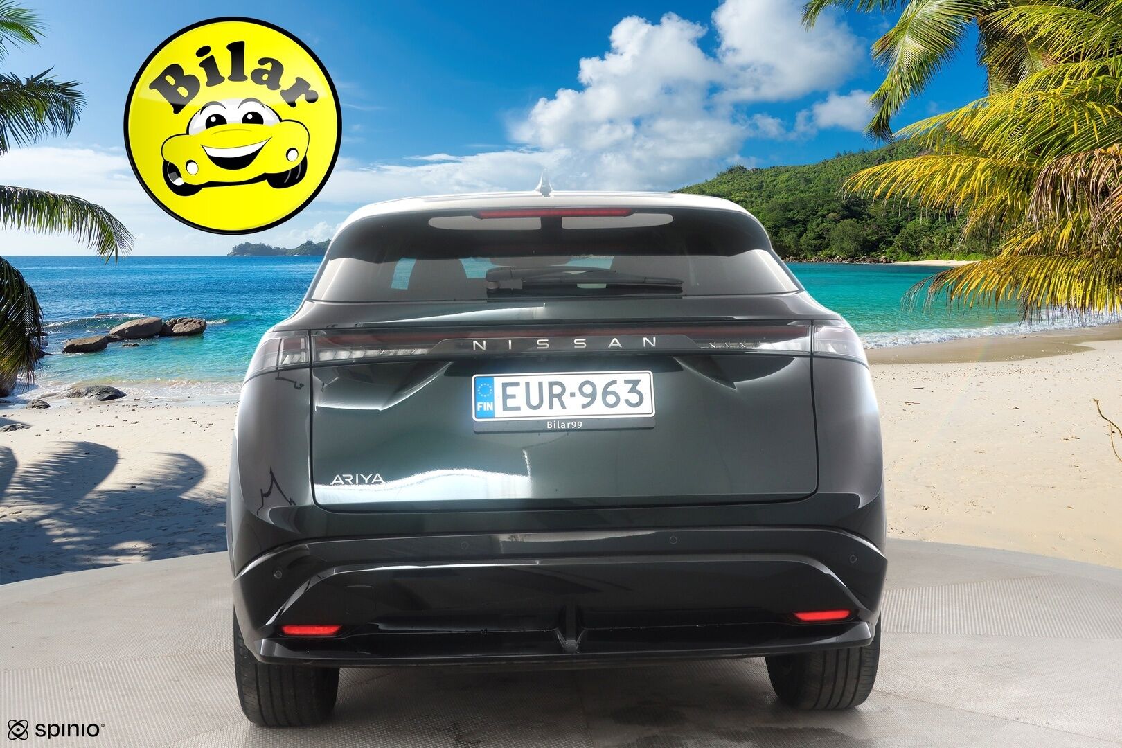 Nissan Ariya 2023 63kWh Advance 2WD - | ILP | ACC | 360 | LED | Keyless | Navi | Kaistavahti | Katveavustin | Ratinlämmitys | Sähköpenkit | Kahdet renkaat | Merkkihuollot | 1-om Suomi-auto |