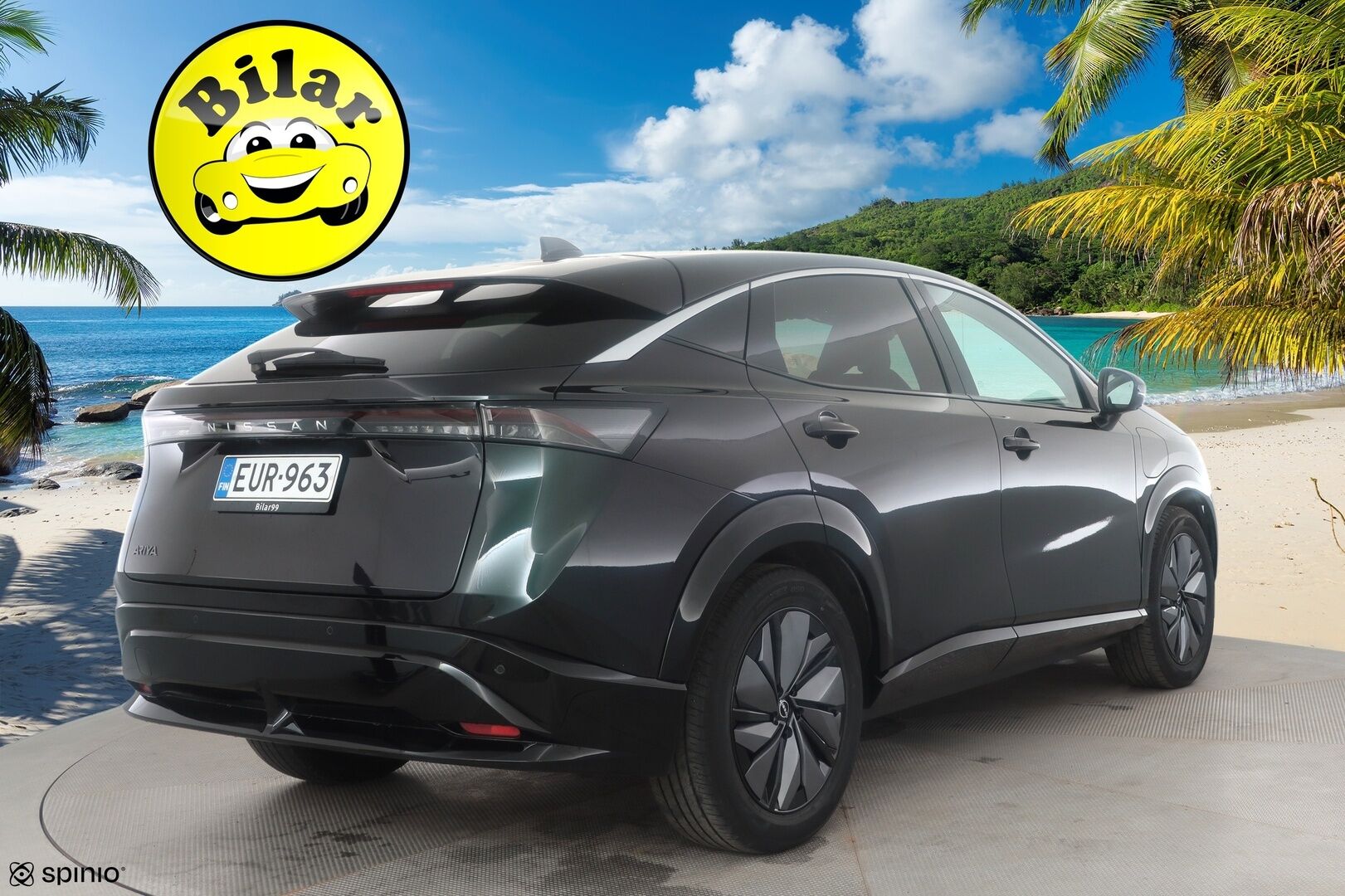 Nissan Ariya 2023 63kWh Advance 2WD - | ILP | ACC | 360 | LED | Keyless | Navi | Kaistavahti | Katveavustin | Ratinlämmitys | Sähköpenkit | Kahdet renkaat | Merkkihuollot | 1-om Suomi-auto |