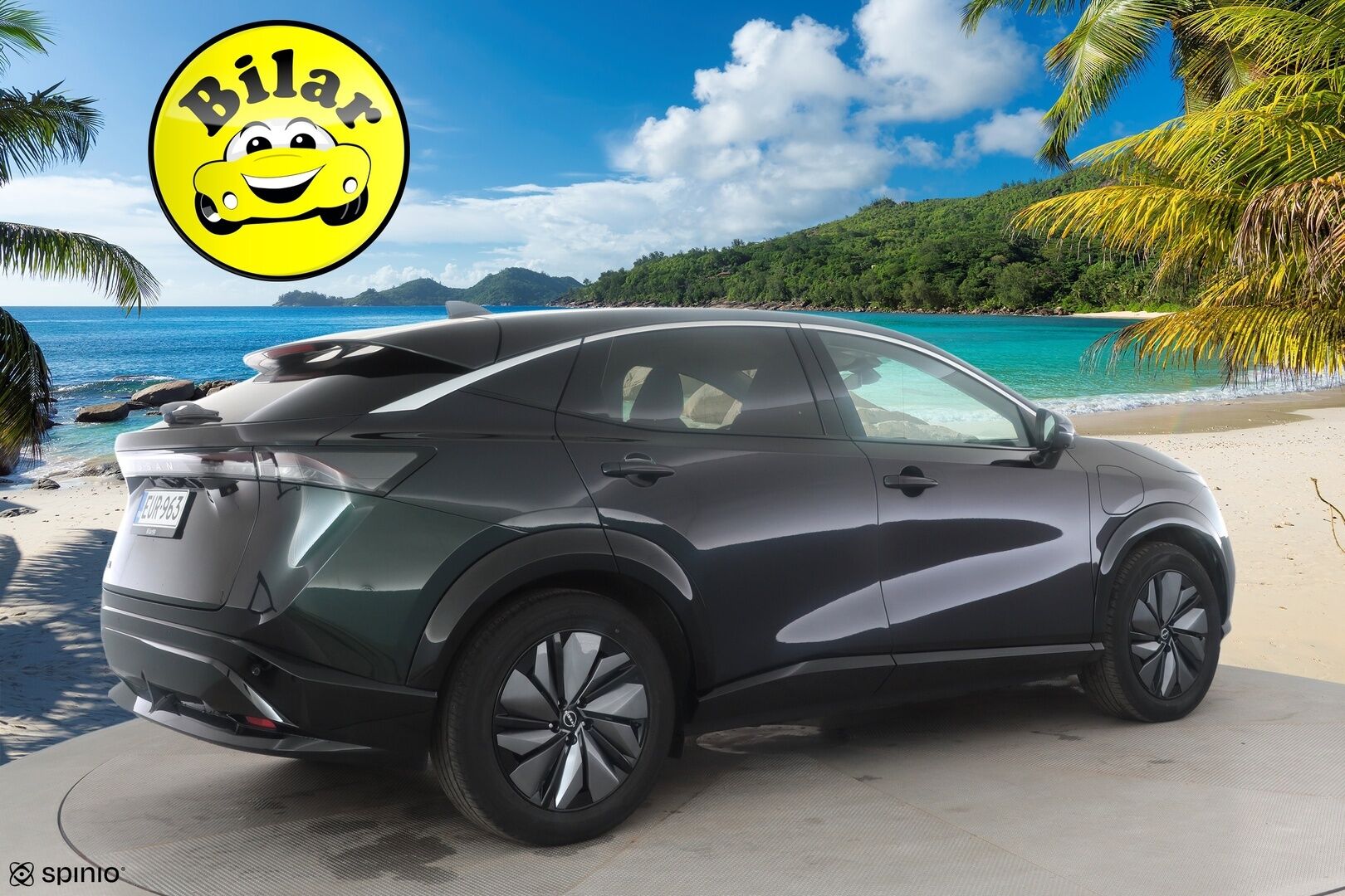 Nissan Ariya 2023 63kWh Advance 2WD - | ILP | ACC | 360 | LED | Keyless | Navi | Kaistavahti | Katveavustin | Ratinlämmitys | Sähköpenkit | Kahdet renkaat | Merkkihuollot | 1-om Suomi-auto |