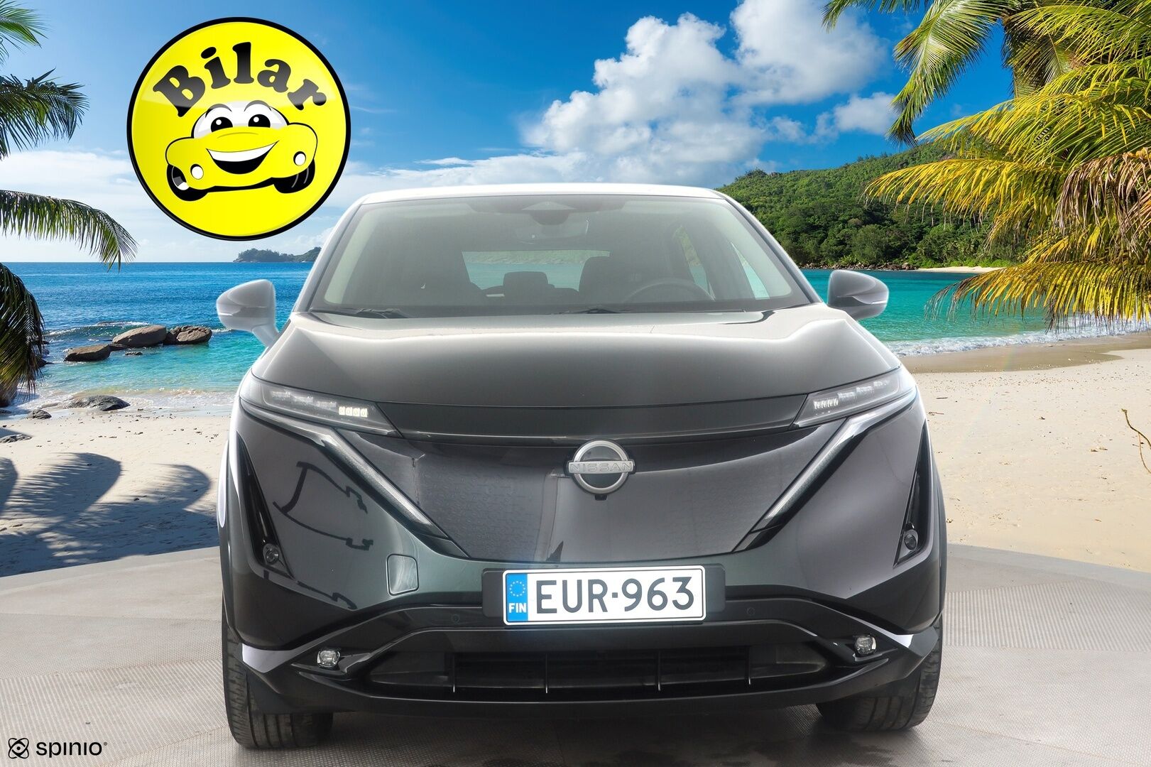 Nissan Ariya 2023 63kWh Advance 2WD - | ILP | ACC | 360 | LED | Keyless | Navi | Kaistavahti | Katveavustin | Ratinlämmitys | Sähköpenkit | Kahdet renkaat | Merkkihuollot | 1-om Suomi-auto |