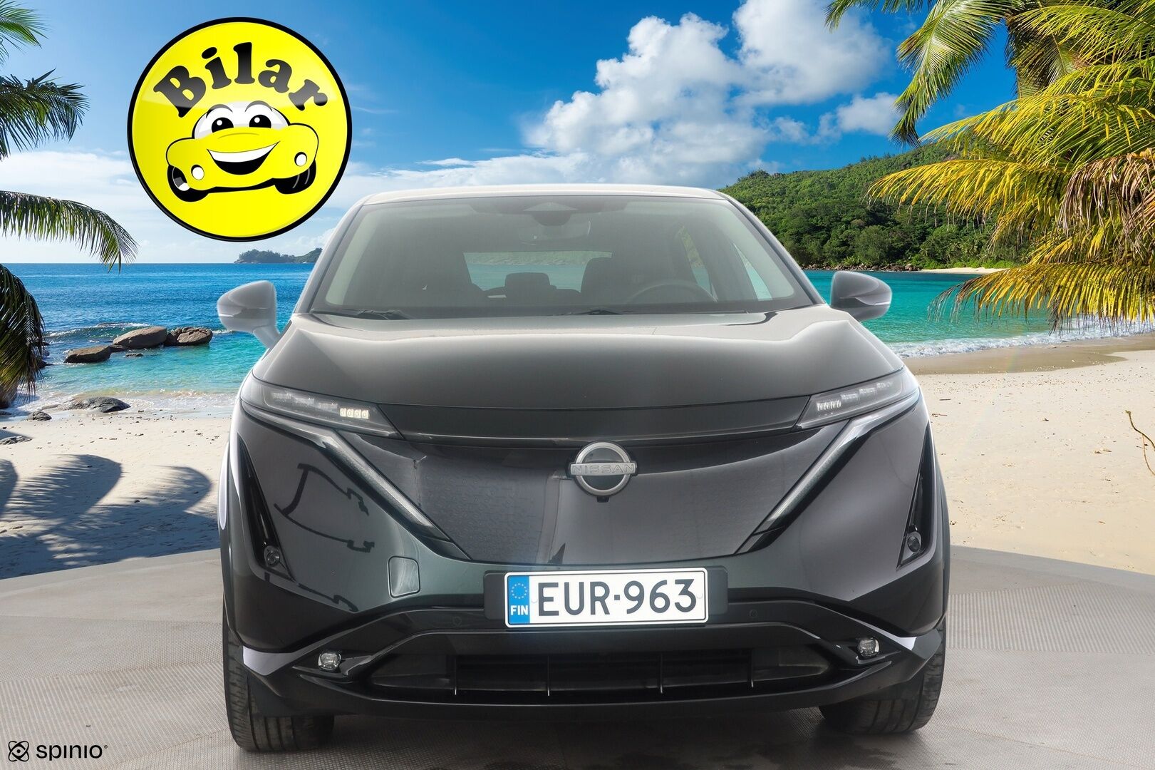 Nissan Ariya 2023 63kWh Advance 2WD - | ILP | ACC | 360 | LED | Keyless | Navi | Kaistavahti | Katveavustin | Ratinlämmitys | Sähköpenkit | Kahdet renkaat | Merkkihuollot | 1-om Suomi-auto |