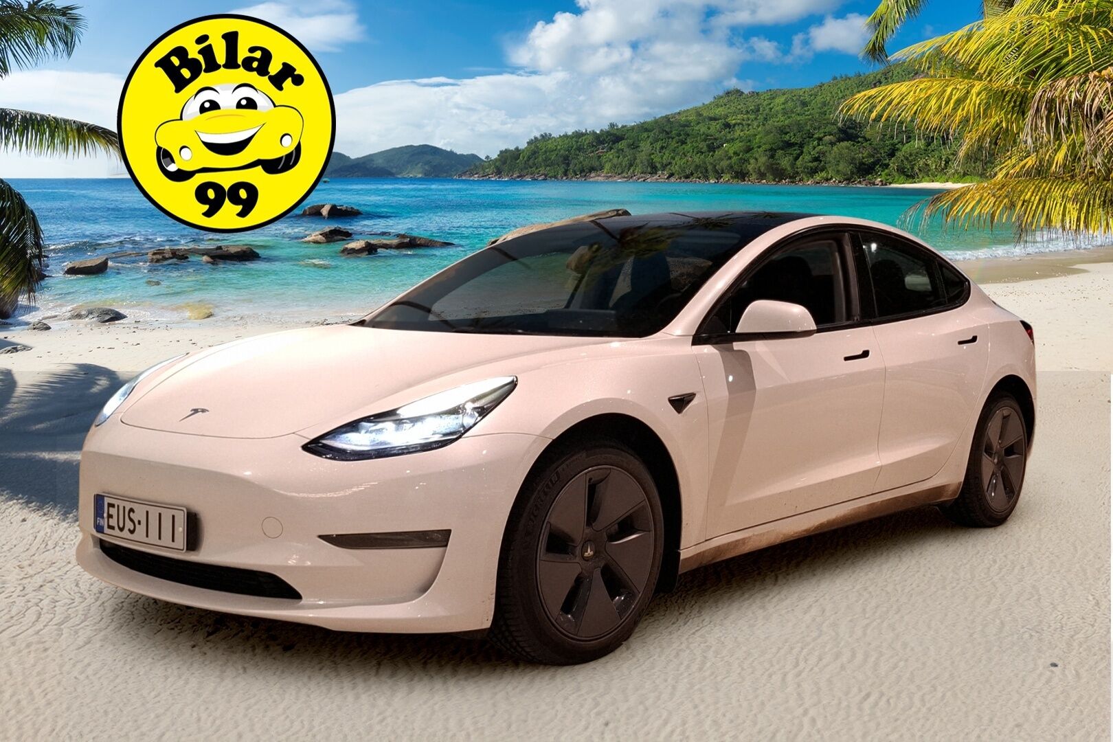 Tesla Model 3 2023 RWD / 1-om Suomi-auto / Premium audio / Matrix-led / - 3,99 % KORKOTARJOUS TÄHÄN AUTOON - AMD Ryzen / Lämpöpumppu / Lasikatto / 