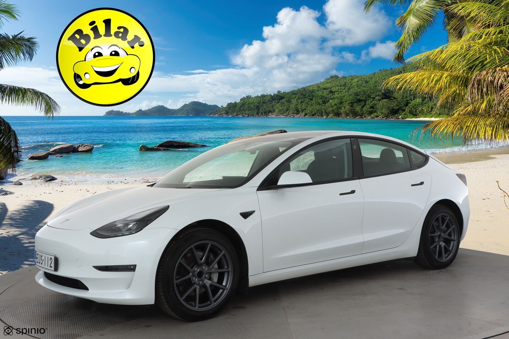 Tesla Model 3 2023 Long-Range RWD - | ILP | Lasikatto | ACC | Matrix-LED | P.Kamera | Muistipenkki |  Premium Speakers | Navi | Kaistavahti | Keyless | 1-om Suomi-auto | 2x Latauskaapelit | Kahdet renkaat |