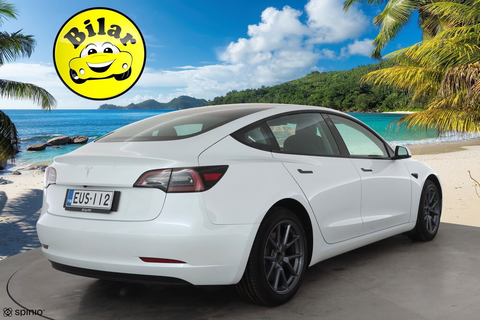 Tesla Model 3 2023 Long-Range RWD - | ILP | Lasikatto | ACC | Matrix-LED | P.Kamera | Muistipenkki |  Premium Speakers | Navi | Kaistavahti | Keyless | 1-om Suomi-auto | 2x Latauskaapelit | Kahdet renkaat |