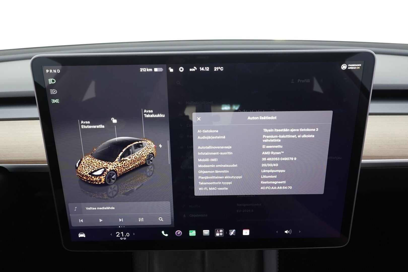 Tesla Model 3 2023 Long-Range RWD - | ILP | Lasikatto | ACC | Matrix-LED | P.Kamera | Muistipenkki |  Premium Speakers | Navi | Kaistavahti | Keyless | 1-om Suomi-auto | 2x Latauskaapelit | Kahdet renkaat |