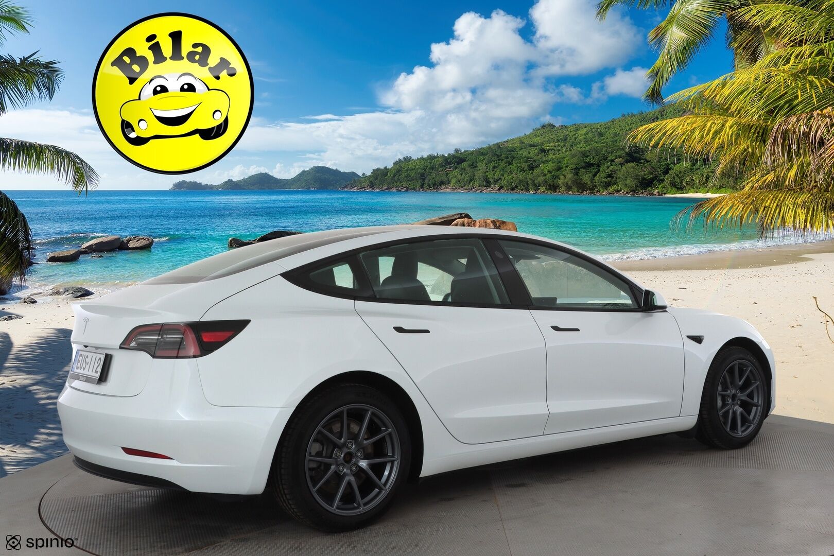 Tesla Model 3 2023 Long-Range RWD - | ILP | Lasikatto | ACC | Matrix-LED | P.Kamera | Muistipenkki |  Premium Speakers | Navi | Kaistavahti | Keyless | 1-om Suomi-auto | 2x Latauskaapelit | Kahdet renkaat |