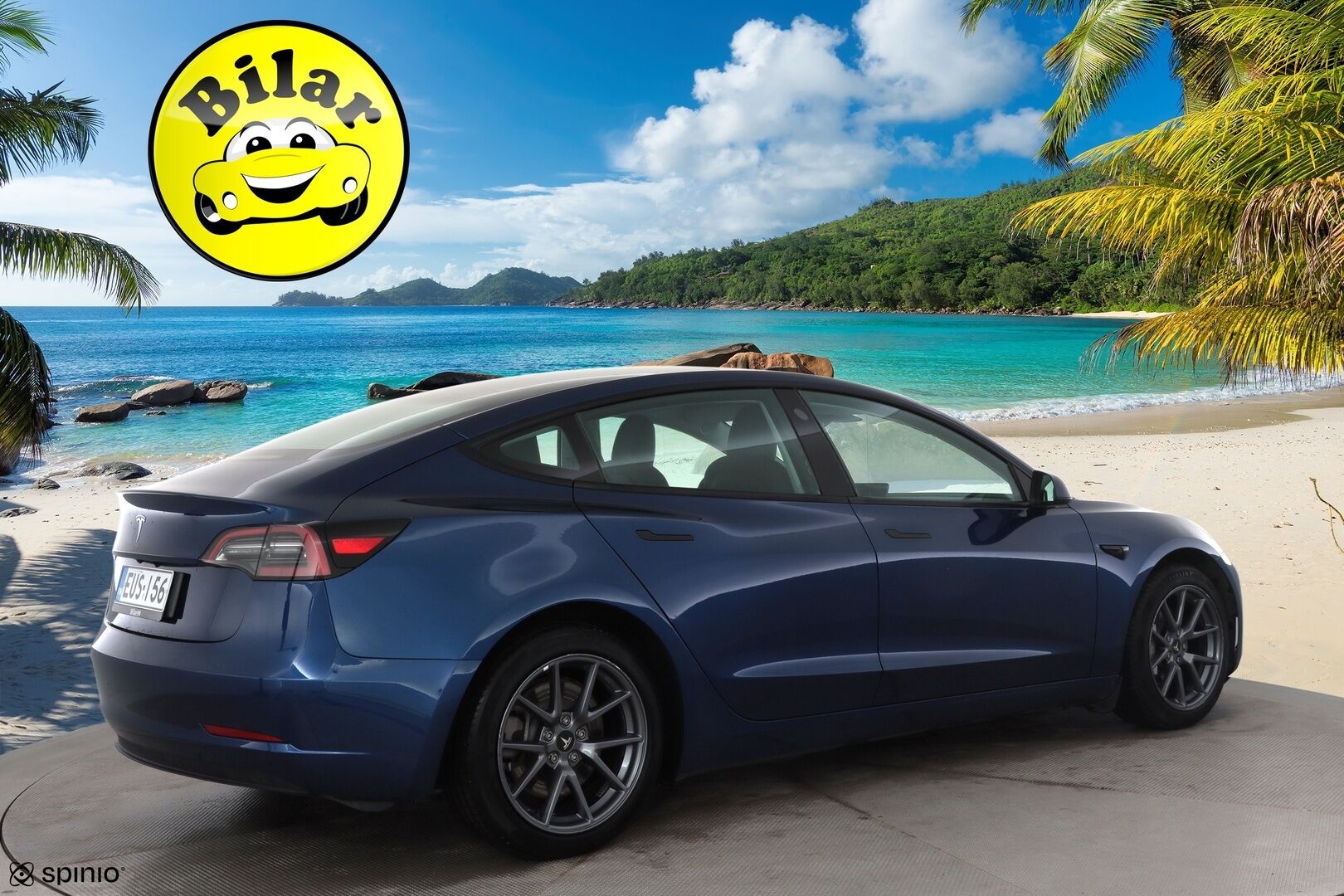 Tesla Model 3 2023 RWD - | 1-om suomiauto | ACC | ILP | Ryzen | Lasikatto | Matrix | Sähkönahat | Muistipenkki | P.kamera | Keyless | Autosteer | 2x renkaat aluin | ALV |