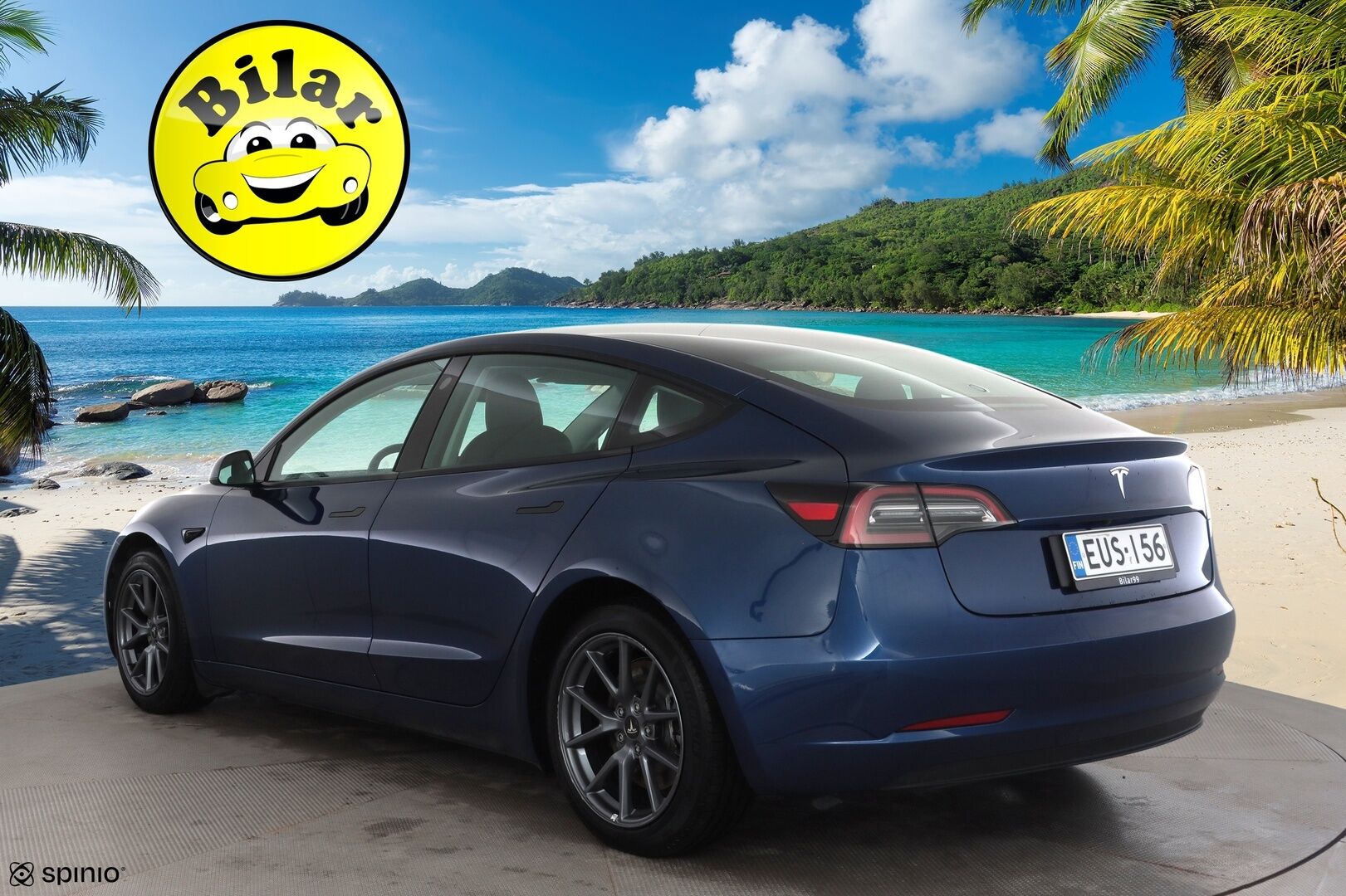 Tesla Model 3 2023 RWD - | 1-om suomiauto | ACC | ILP | Ryzen | Lasikatto | Matrix | Sähkönahat | Muistipenkki | P.kamera | Keyless | Autosteer | 2x renkaat aluin | ALV |