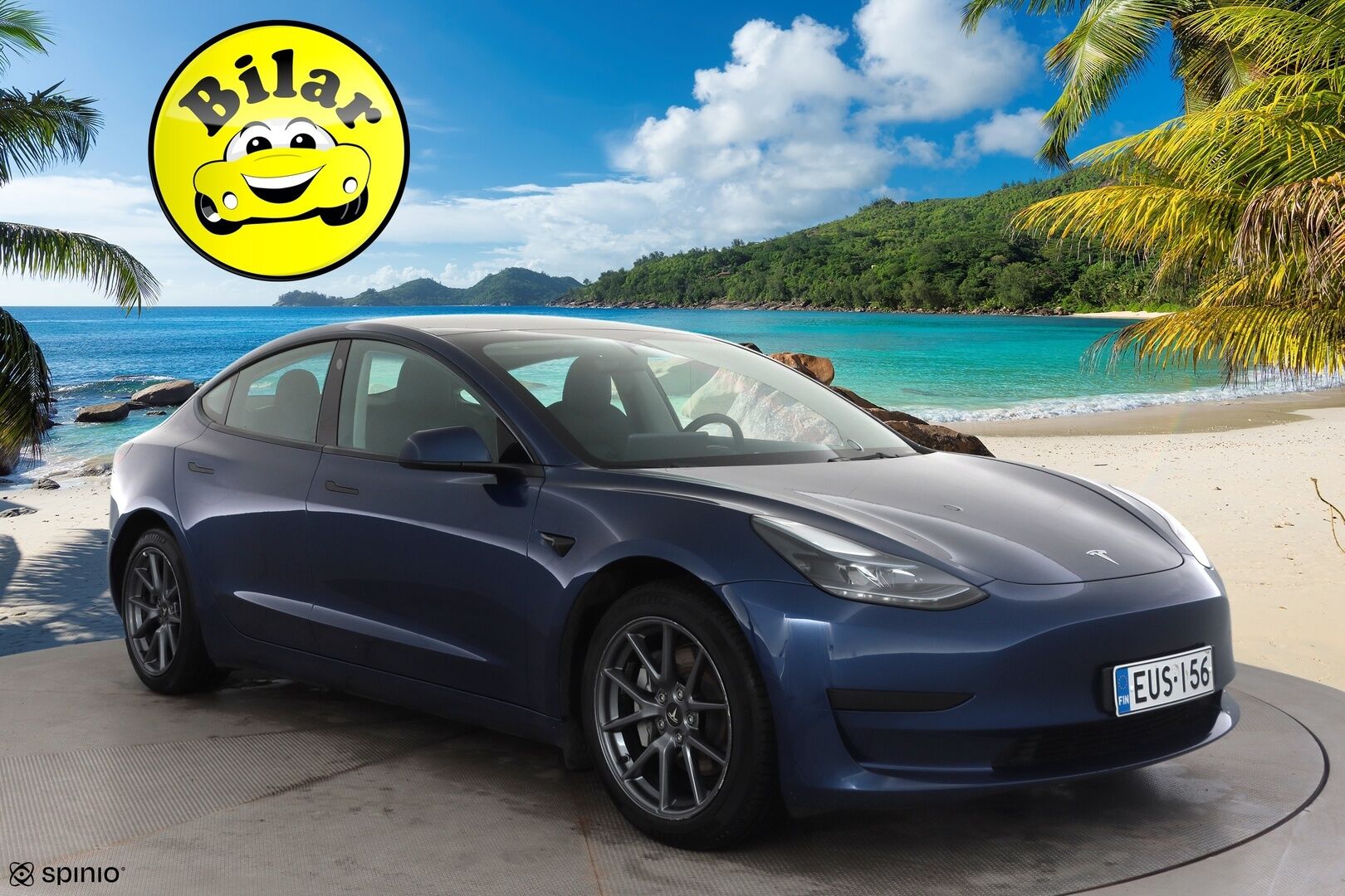 Tesla Model 3 2023 RWD - | 1-om suomiauto | ACC | ILP | Ryzen | Lasikatto | Matrix | Sähkönahat | Muistipenkki | P.kamera | Keyless | Autosteer | 2x renkaat aluin | ALV |