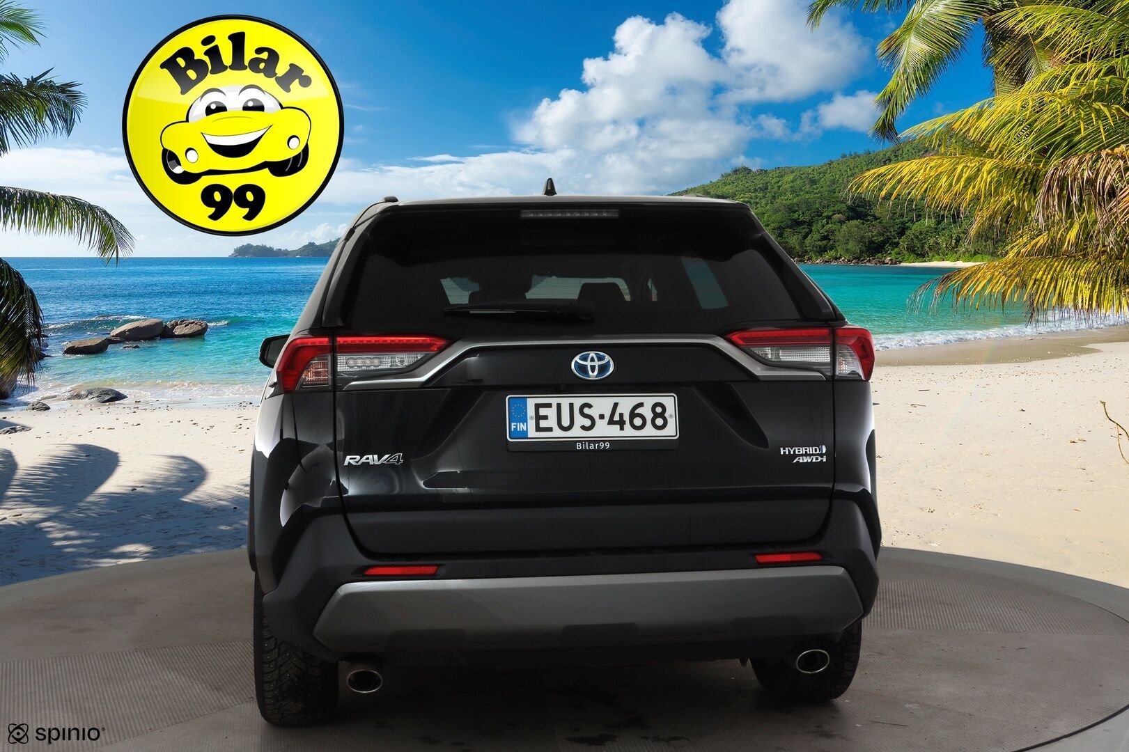 Toyota RAV4 2021 2,5 Hybrid AWD-i Premium * ACC / P.kamera / LED / Muistipenkki / Vaaleat nahat / KeylessGo / Sähköluukku * - Kahdet renkaat aluvanteilla 