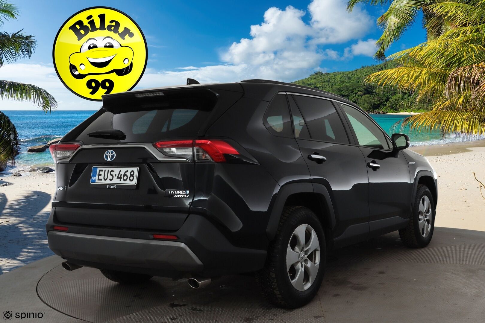 Toyota RAV4 2021 2,5 Hybrid AWD-i Premium * ACC / P.kamera / LED / Muistipenkki / Vaaleat nahat / KeylessGo / Sähköluukku * - Kahdet renkaat aluvanteilla 