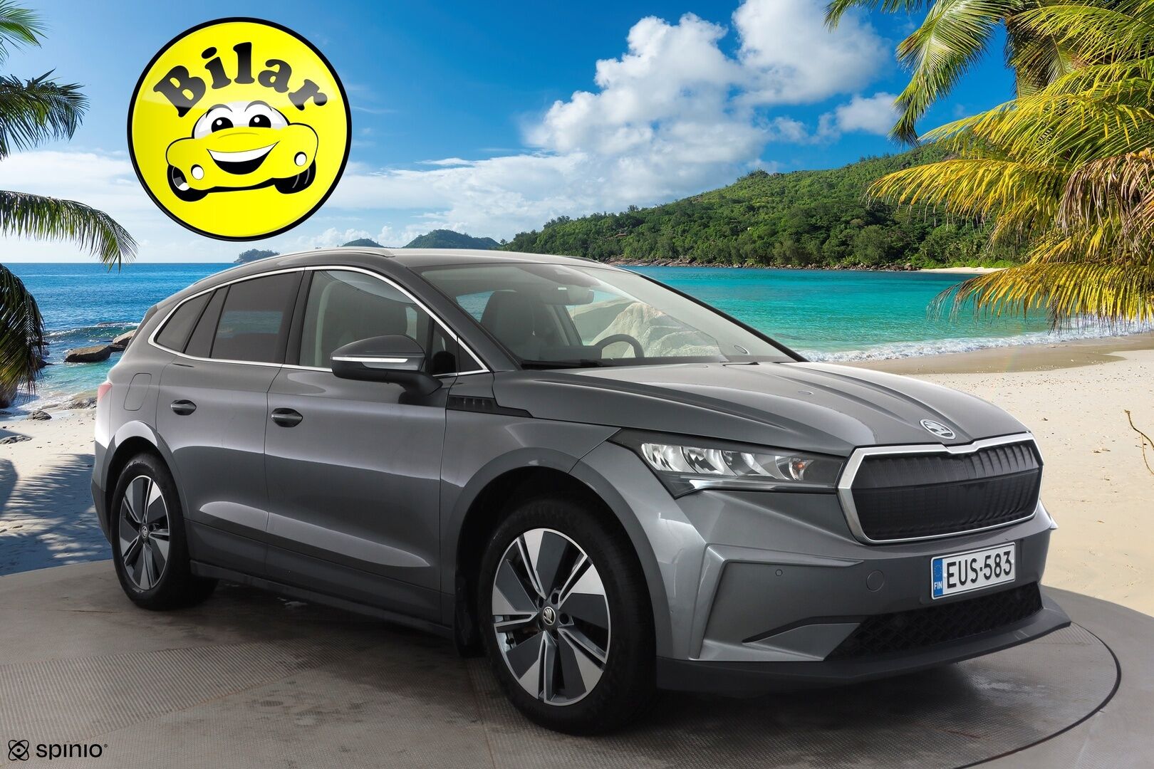 Skoda Enyaq 2023 80 iV - | ACC | ILP | Koukku | LED | Puolinahat | Ratinlämmitys | P.Kamera | Digimittaristo | Keyless | Apple&Android | 1.Om Suomi-auto | Kahdet Renkaat | Merkkihuollettu |