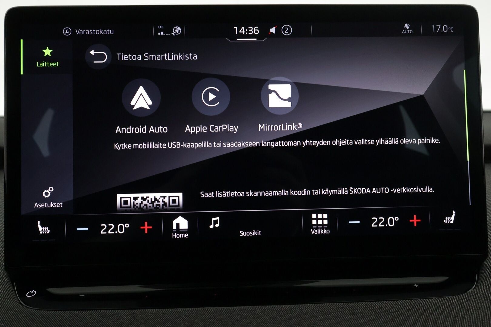 Skoda Enyaq 2023 80 iV - | ACC | ILP | Koukku | LED | Puolinahat | Ratinlämmitys | P.Kamera | Digimittaristo | Keyless | Apple&Android | 1.Om Suomi-auto | Kahdet Renkaat | Merkkihuollettu |