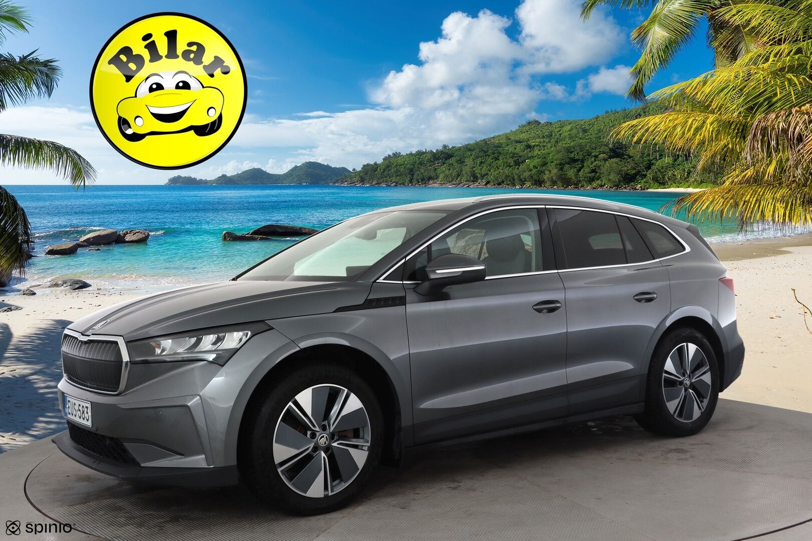 Skoda Enyaq 2023 80 iV - | ACC | ILP | Koukku | LED | Puolinahat | Ratinlämmitys | P.Kamera | Digimittaristo | Keyless | Apple&Android | 1.Om Suomi-auto | Kahdet Renkaat | Merkkihuollettu |