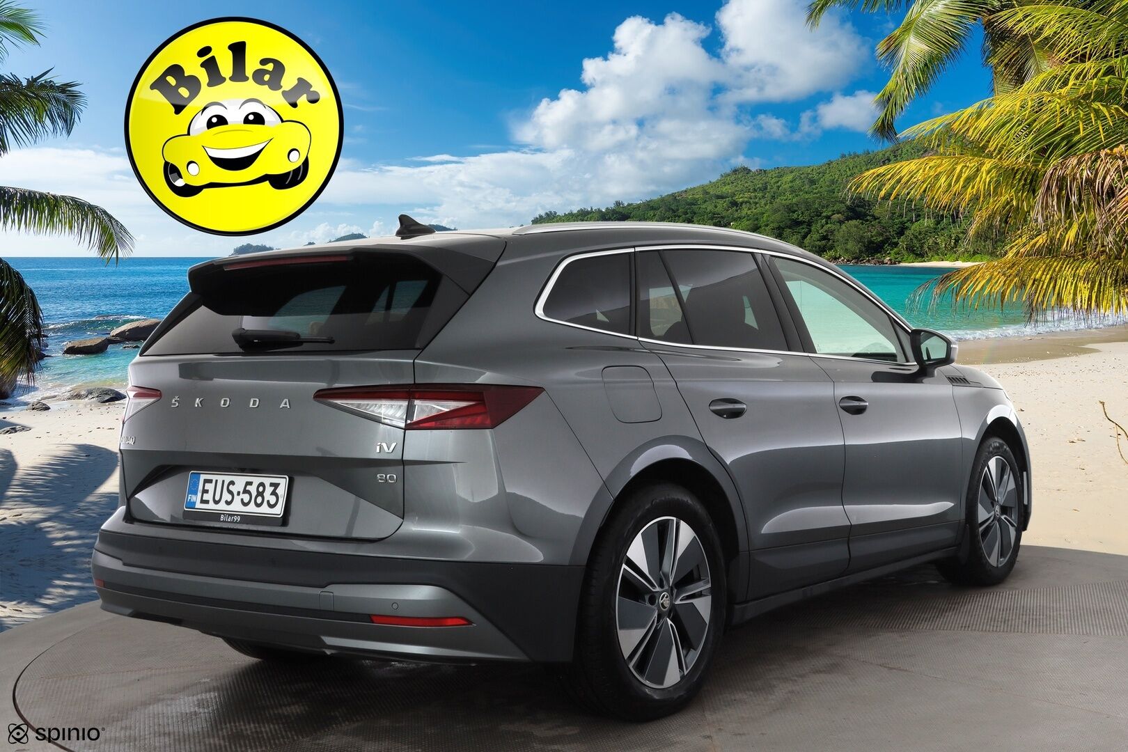Skoda Enyaq 2023 80 iV - | ACC | ILP | Koukku | LED | Puolinahat | Ratinlämmitys | P.Kamera | Digimittaristo | Keyless | Apple&Android | 1.Om Suomi-auto | Kahdet Renkaat | Merkkihuollettu |