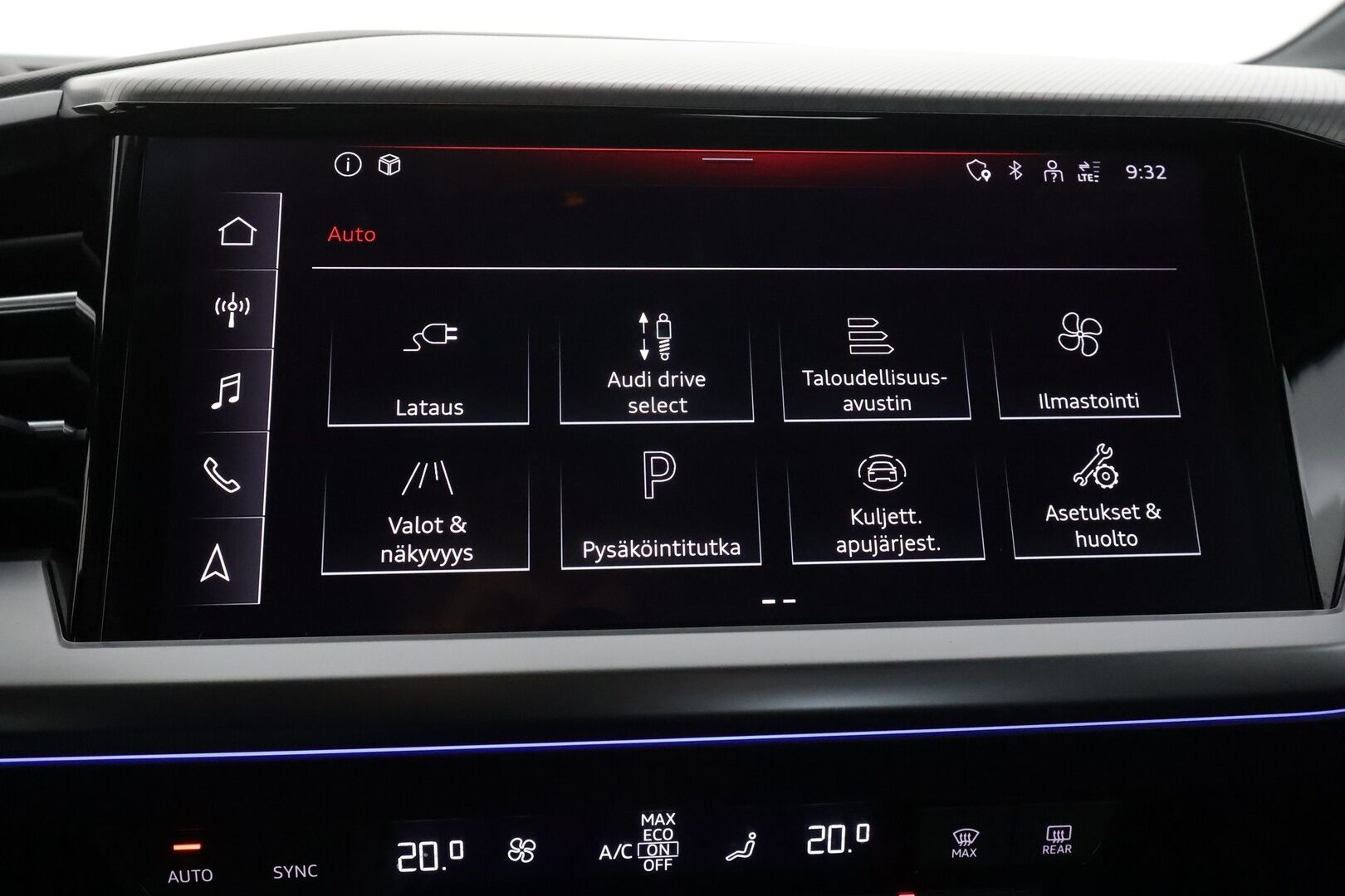 Audi Q4 e-tron 2023 40 e-tron Sportback Limited - | ACC | ILP | SONOS | Sporttipenkit | Ambient light | Keyless | Digimittaristo | P.kamera | Navi | 1-om suomiauto | 2x renkaat aluin | 