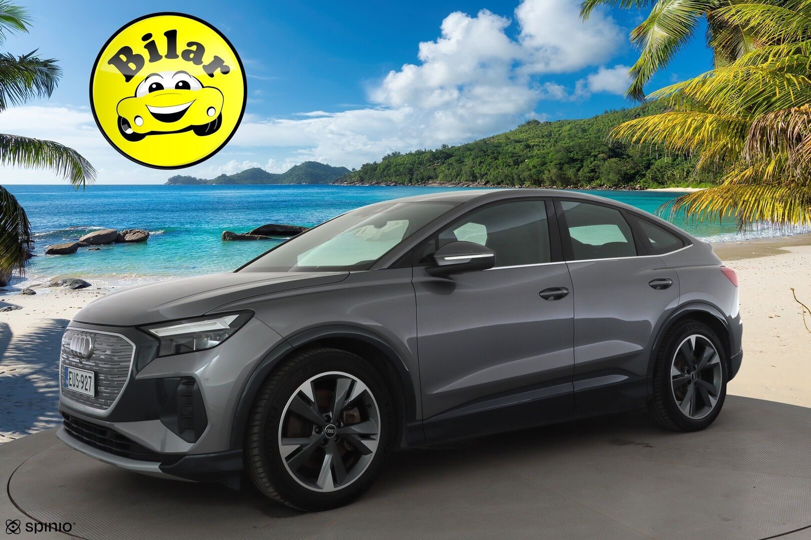 Audi Q4 e-tron 2023 40 e-tron Sportback Limited - | ACC | ILP | SONOS | Sporttipenkit | Ambient light | Keyless | Digimittaristo | P.kamera | Navi | 1-om suomiauto | 2x renkaat aluin | 