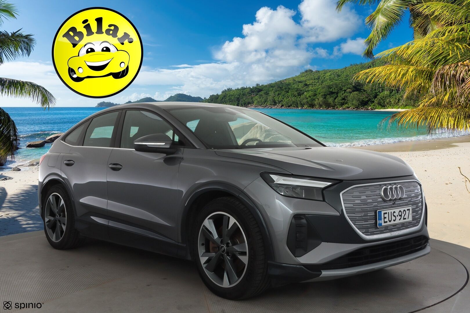 Audi Q4 e-tron 2023 40 e-tron Sportback Limited - | ACC | ILP | SONOS | Sporttipenkit | Ambient light | Keyless | Digimittaristo | P.kamera | Navi | 1-om suomiauto | 2x renkaat aluin | 