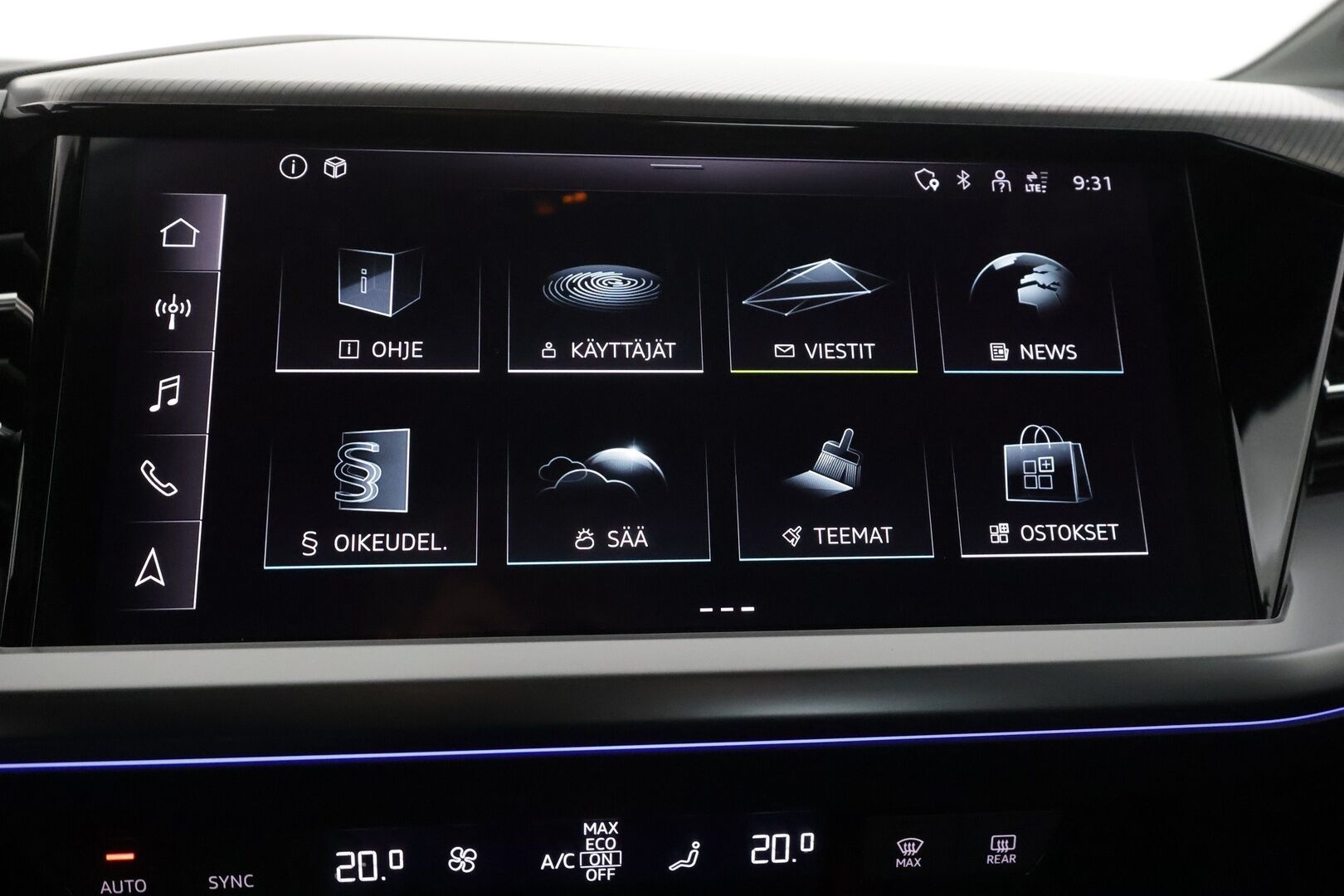 Audi Q4 e-tron 2023 40 e-tron Sportback Limited - | ACC | ILP | SONOS | Sporttipenkit | Ambient light | Keyless | Digimittaristo | P.kamera | Navi | 1-om suomiauto | 2x renkaat aluin | 